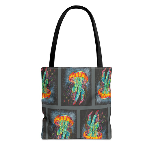 Vibrant Jellyfish Tote Bag