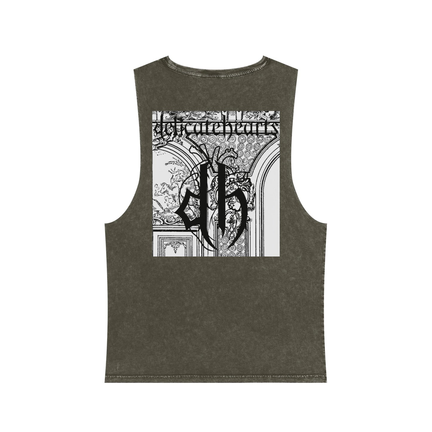 Delicate Hearts Stone Wash Architecture Shirt