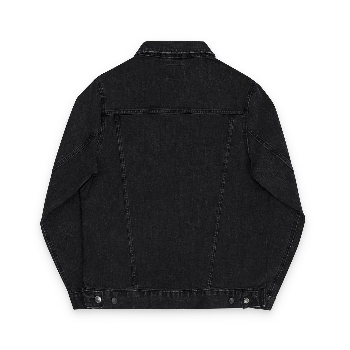 Delicate Hearts Embroidered Denim Jacket