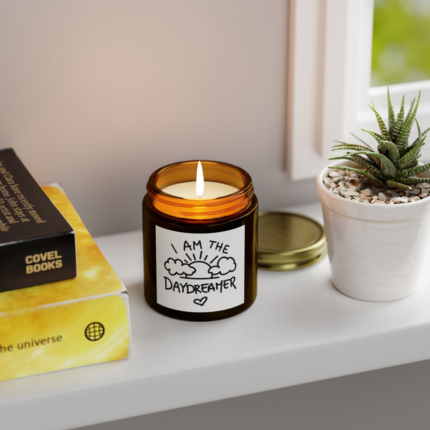 Daydreamer Scented Candles - Coconut Apricot Wax (4oz & 9oz)