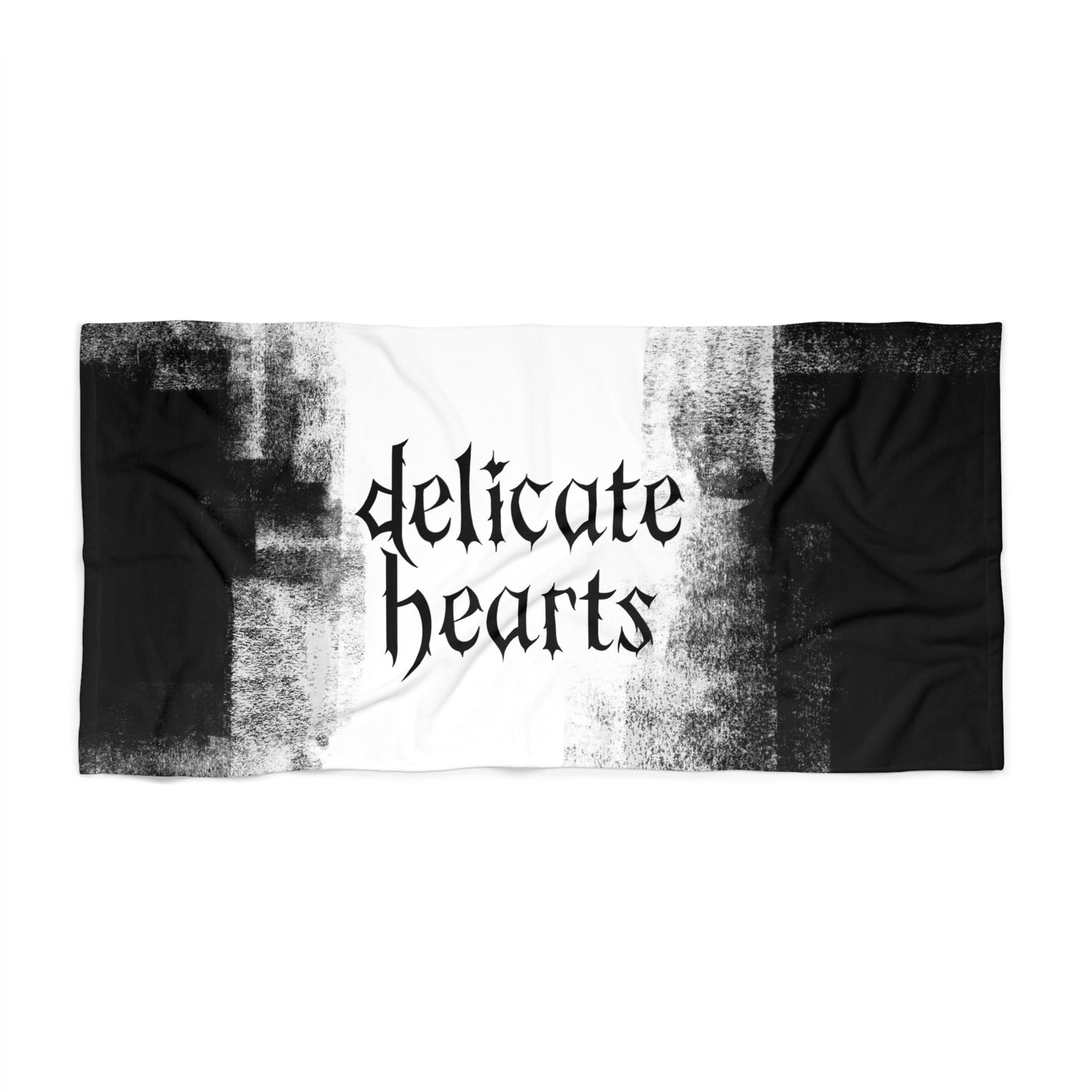Delicate Hearts Fading Away Beach Towel
