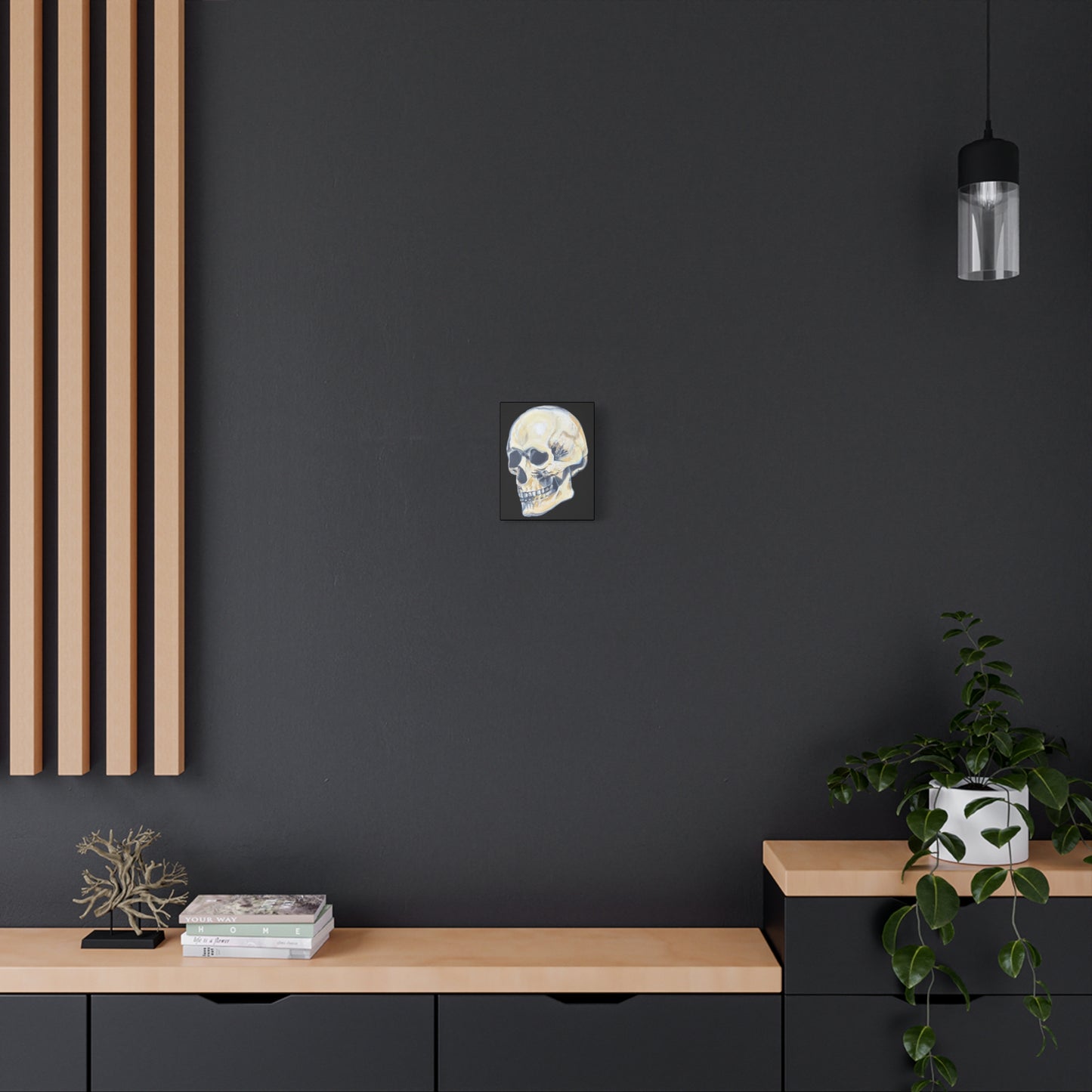 VG Skull Art Canvas Wall Decor