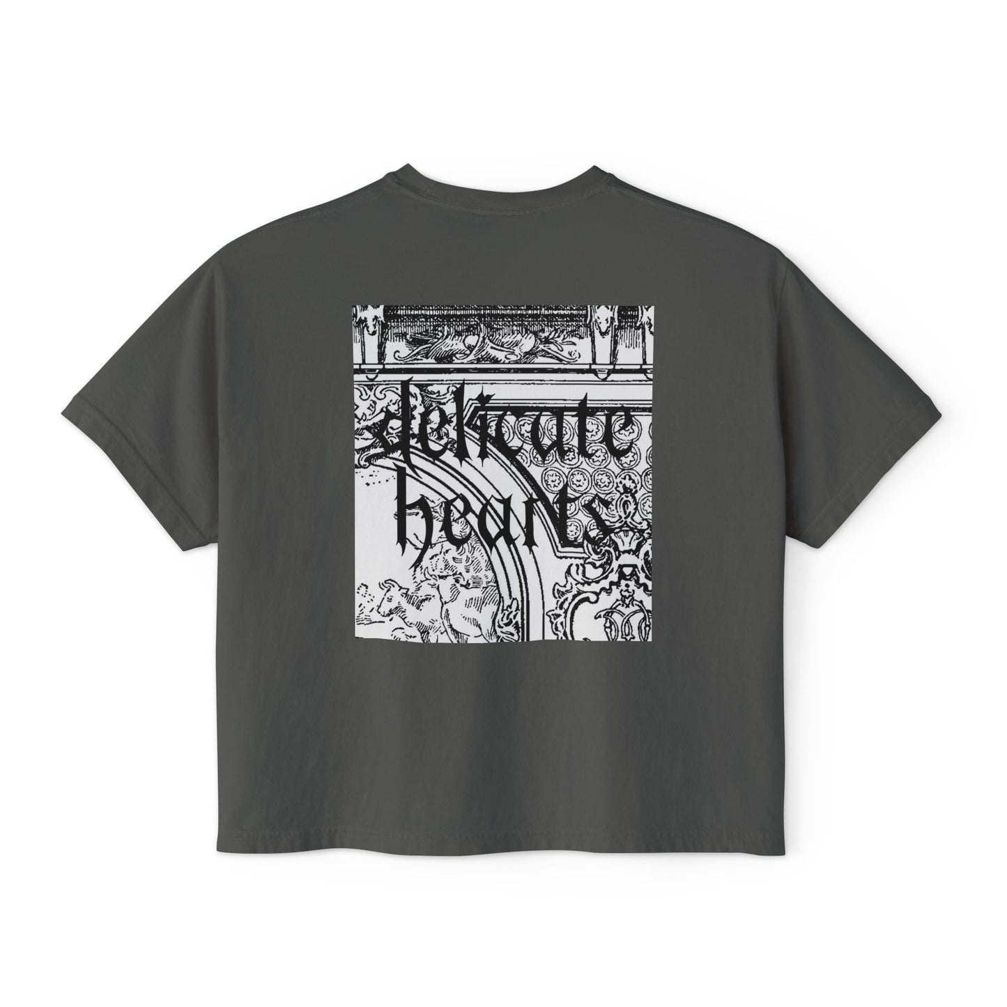 Delicate Hearts Women's Boxy Tee Architecture