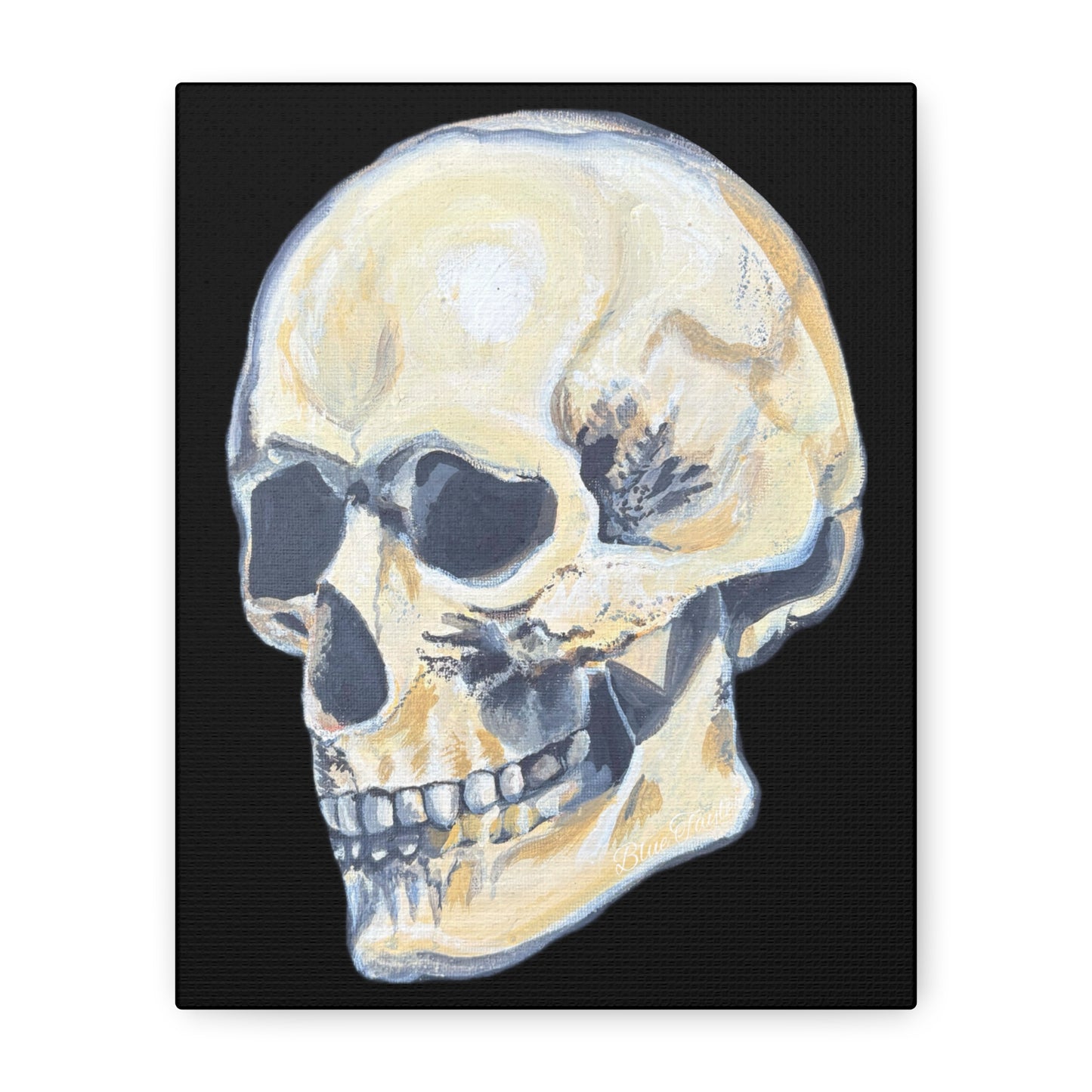VG Skull Art Canvas Wall Decor