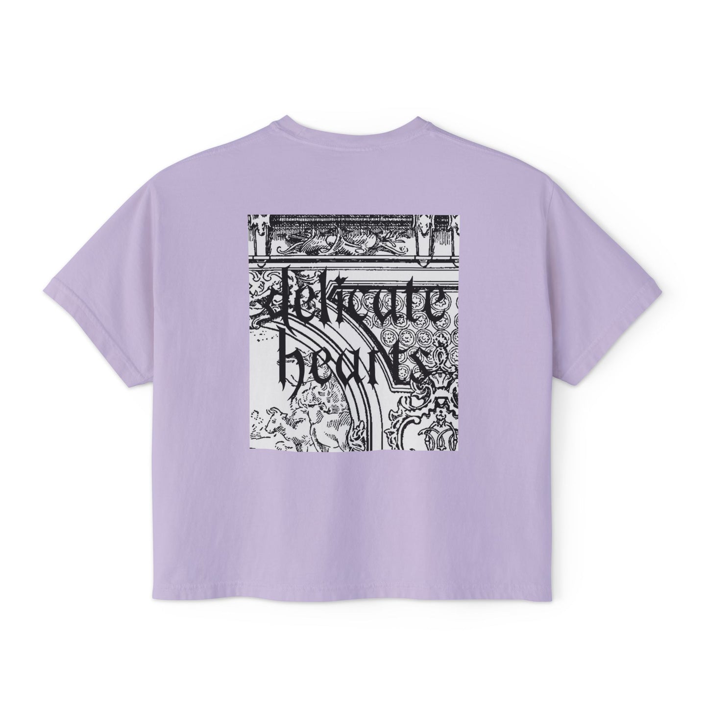 Delicate Hearts Women's Boxy Tee Architecture
