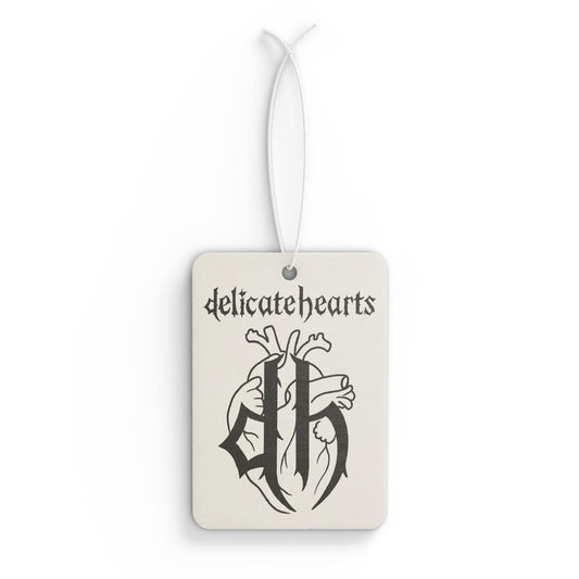 Gothic Heart Design Car Air Freshener - Unique Auto Aroma