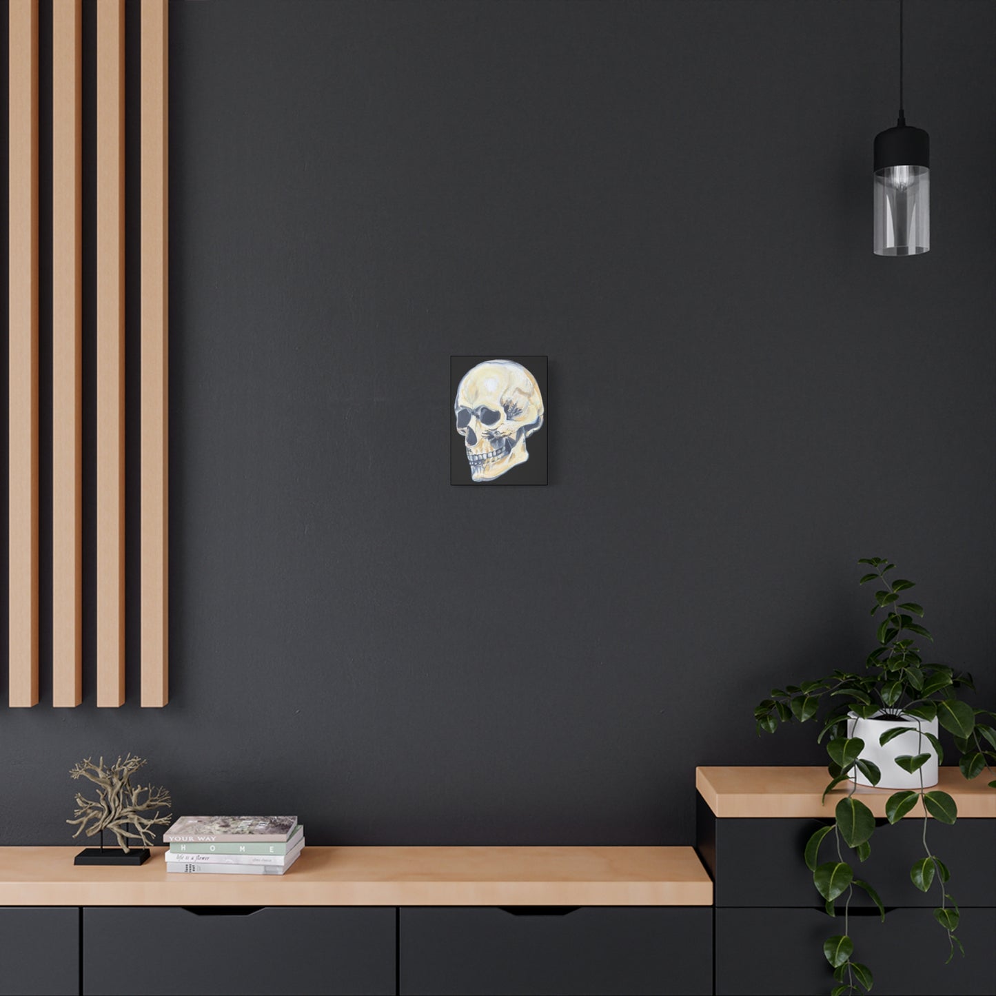 VG Skull Art Canvas Wall Decor