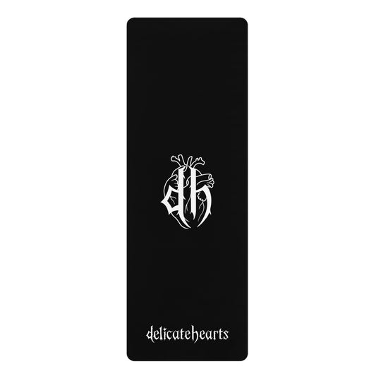 Delicate Hearts Rubber Yoga Mat