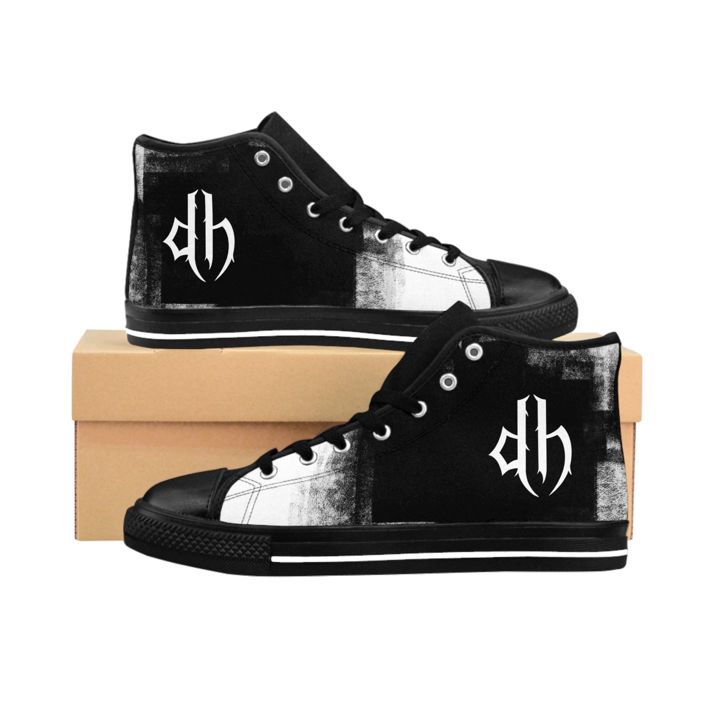 Delicate Hearts Fading Away Classic Sneakers (Mens Sizing)